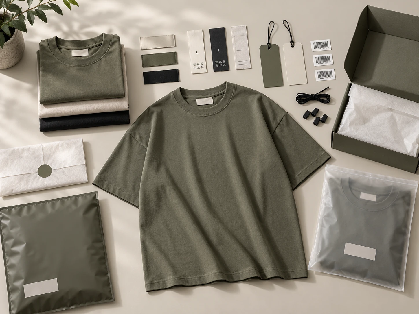 Streetwear wholesale packing and private label components